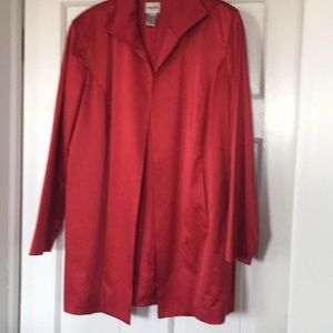 Chico’s Longer Red Blazer Size 1
